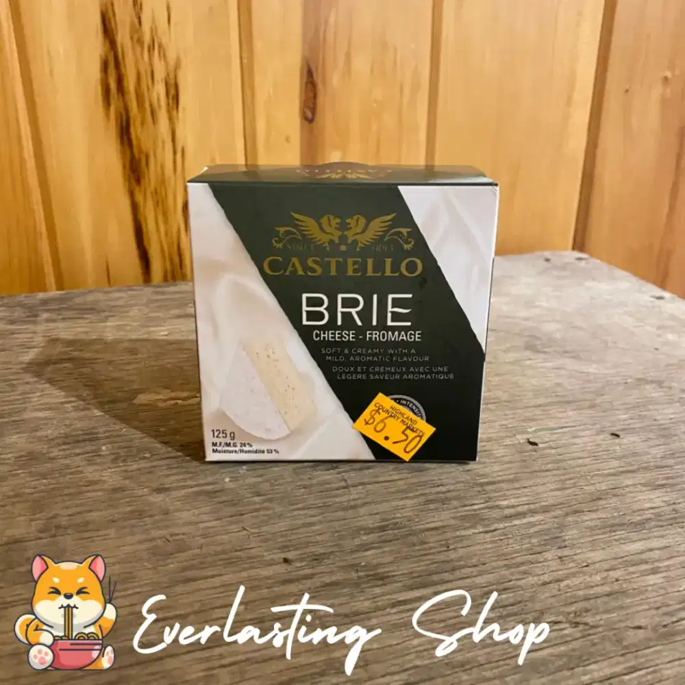 ready castello brie cheese 125g keju import original denmark creamy