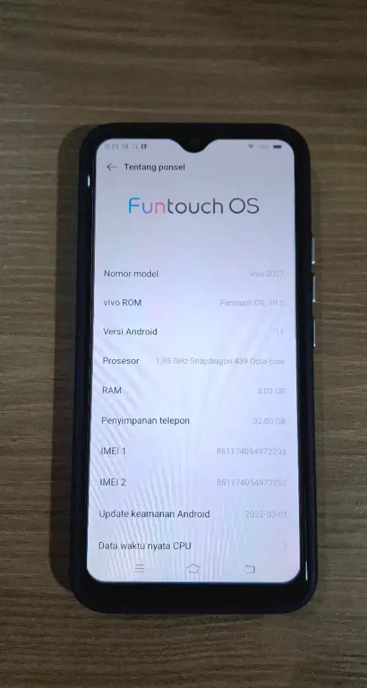 Di jual Vivo 2007