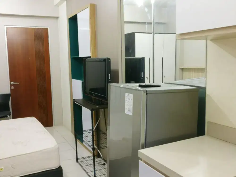Dijual Murah Cepat Apartemen Gunawangsa Manyar Surabaya Studio Full Furnished Lengkap