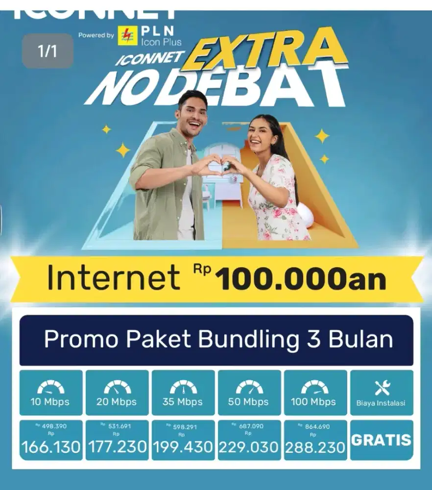 Internet gratis pasang iconnet oxygen cnn indosat