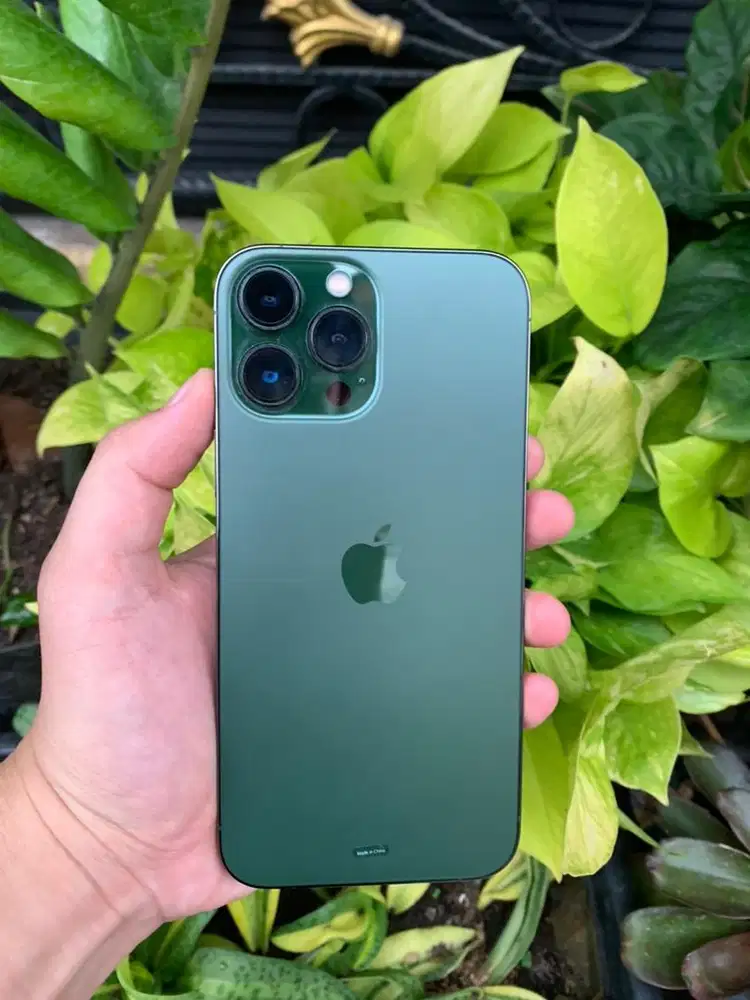 Iphone 13 Promax Alpine Green 128gb iBox Fullset Original