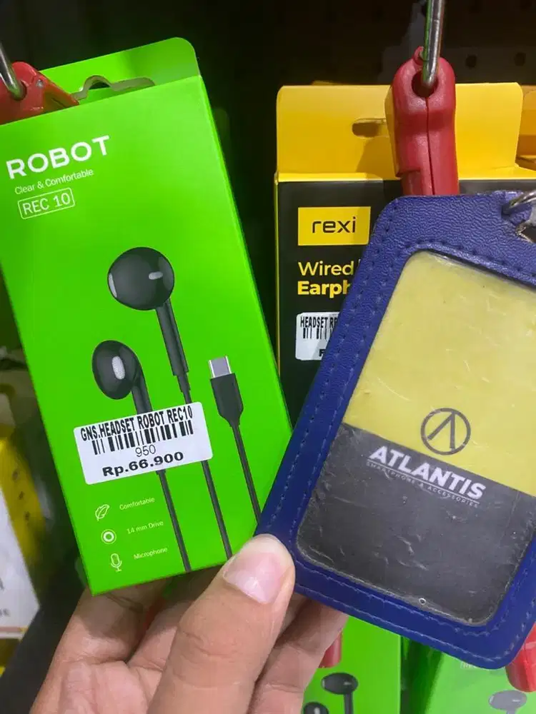 HEADSET ROBOT REC10|ATLANTIS DAHSYAT