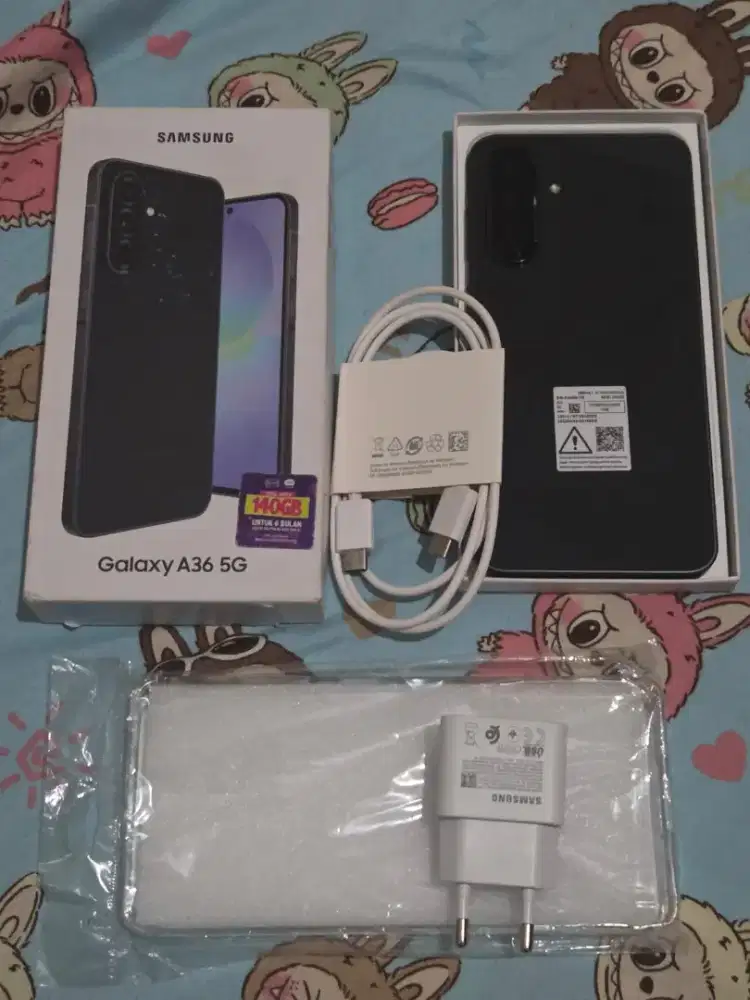Jual hp SAMSUNG A36 5g 8/256 likenew grns sampai 07 2026 free adaptor