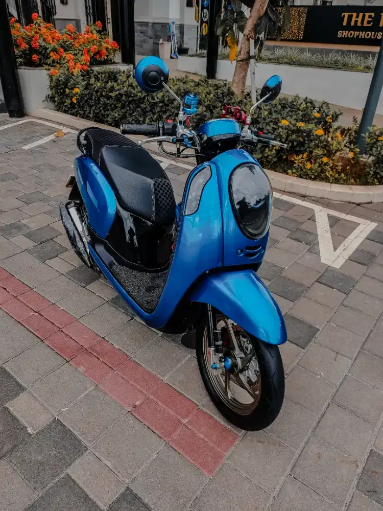 SCOOPY FI RESTORASI MODIFIKASI