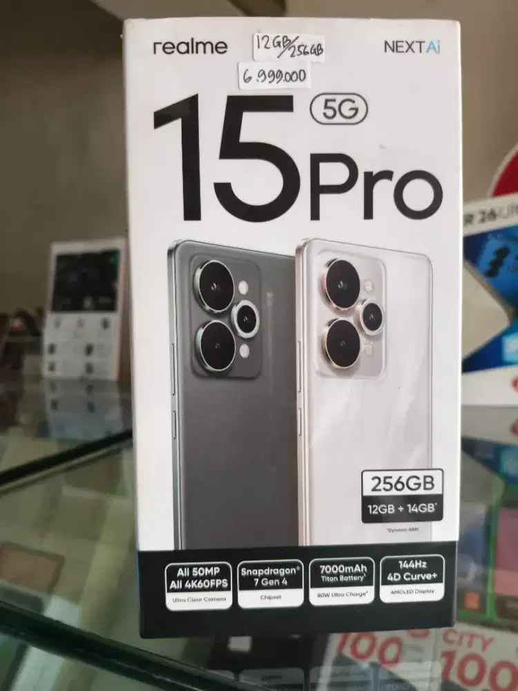 Realme 15 Pro 5G 12GB+14GB/256GB,Baru,Garansi Resmi,Original