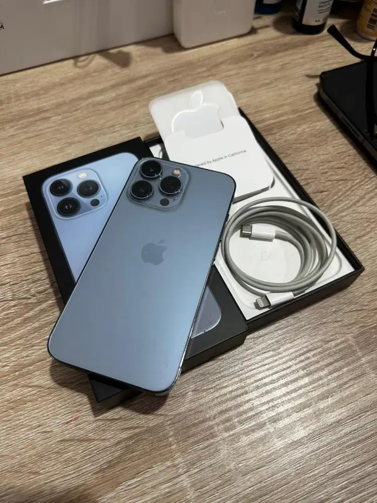 iPhone 13 Pro 256Gb Blue iBox Fullset lengkap full original