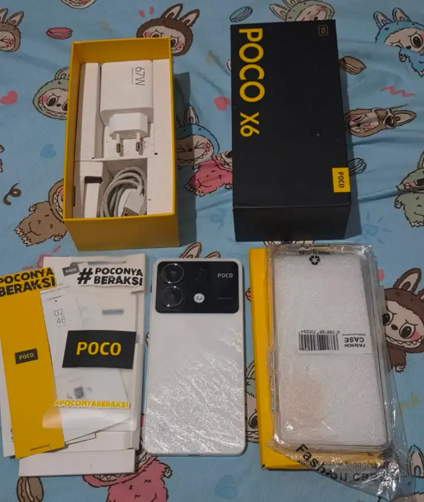Jual hp POCO X6 5g 12/256 grs april 2026 ikeNEW siap pakai