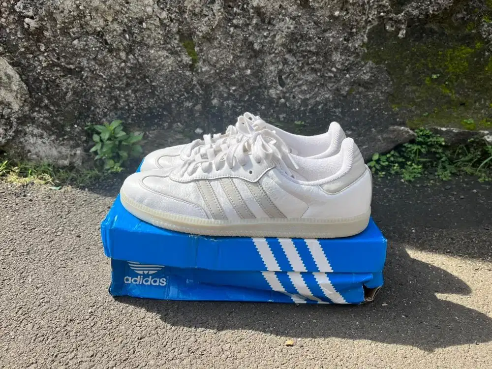 Sepatu Adidas Samba White Cloud OG