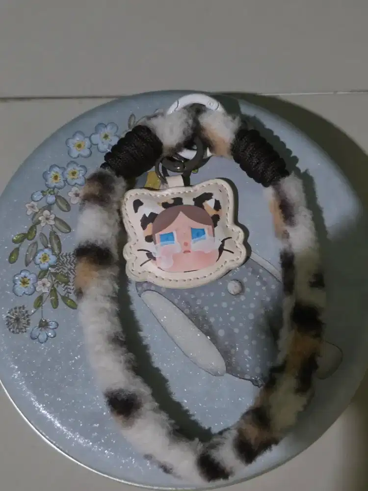 POP MART CRYBABY Wild but Cutie Series-Phone Charm. Vintage Cutie