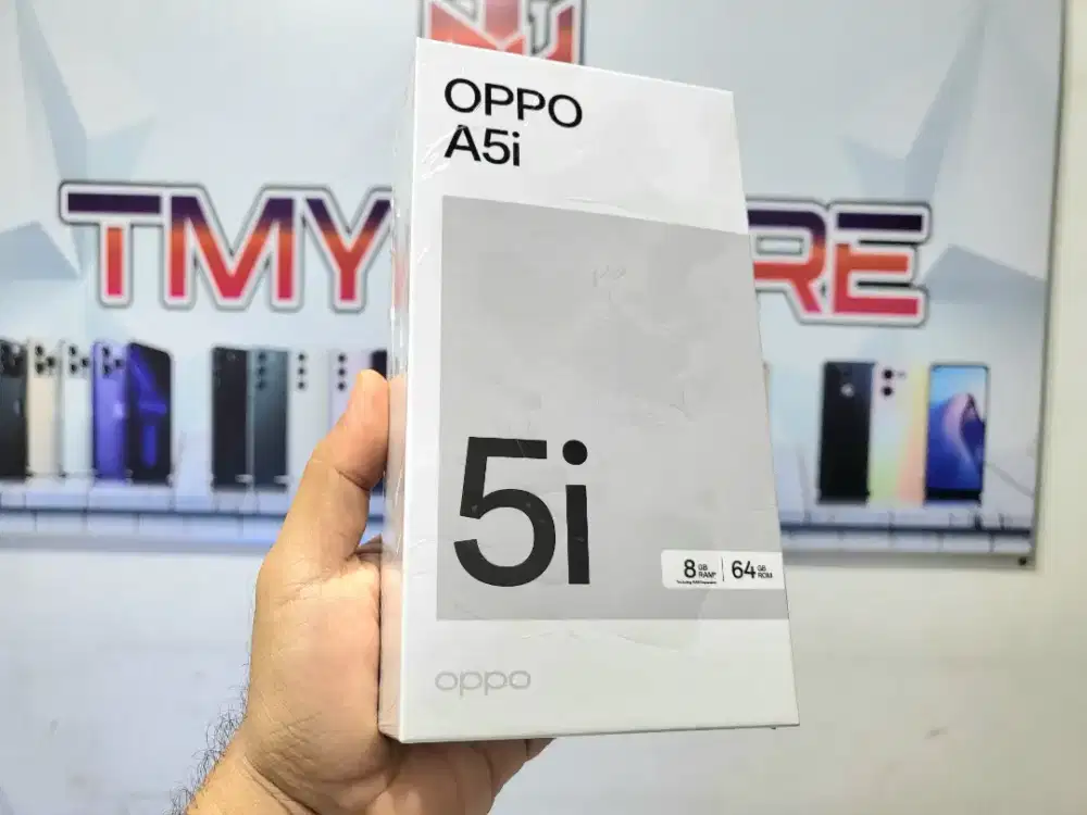 OPPO A5i RAM 4+4/64GB BARU ORIGINAL GARANSI RESMI INDONESIA
