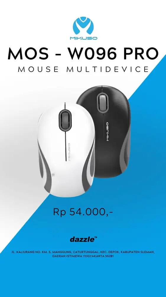 Mikuso W096 Pro Bluetooth Bisa untuk Tab/ Ipad