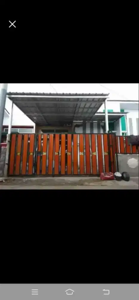 Kanopi berbahan Bajaringan,halaman rumah anda bagus dan rapi