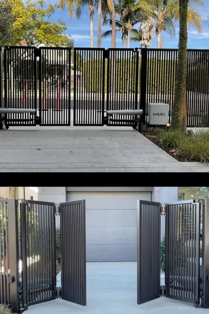 Pagar lipat holo galvanis