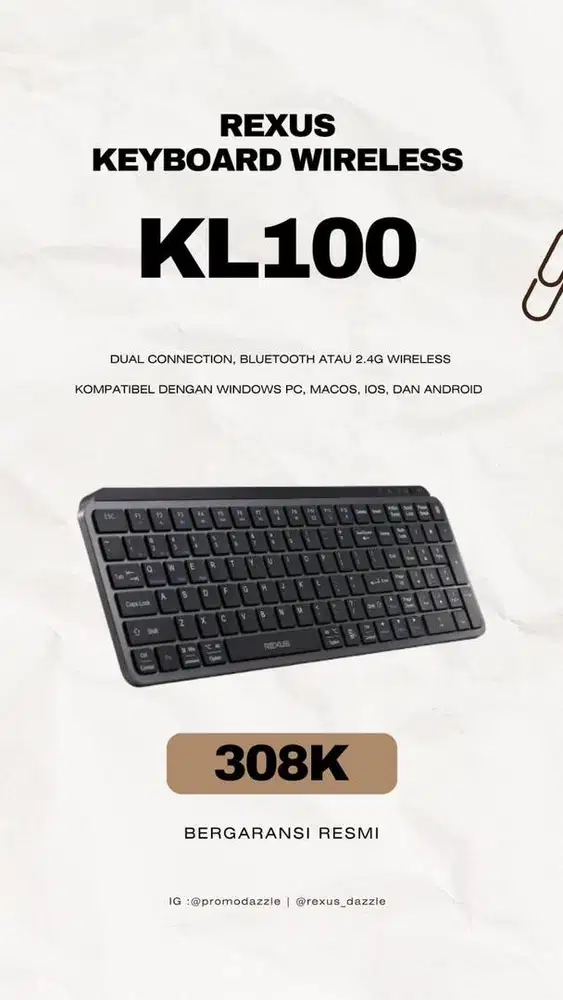 Rexus keyboard KL100