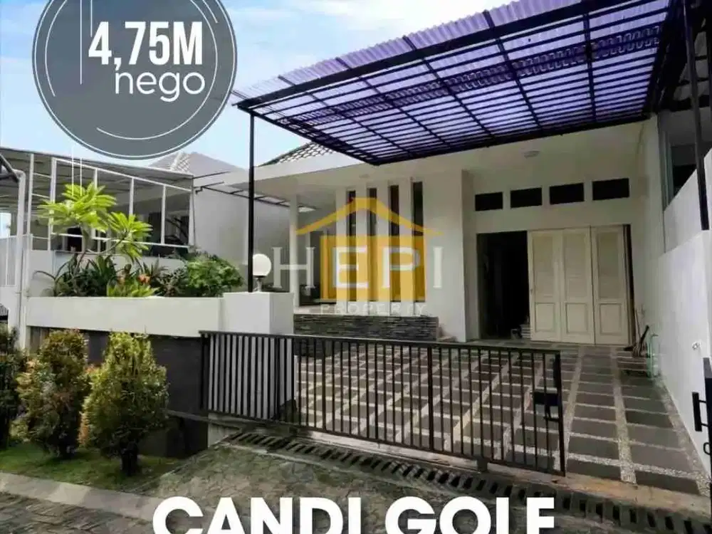 Dijual Rumah Mewah Minimalis Semi Furnish di Candi Golf Jangli Semarang