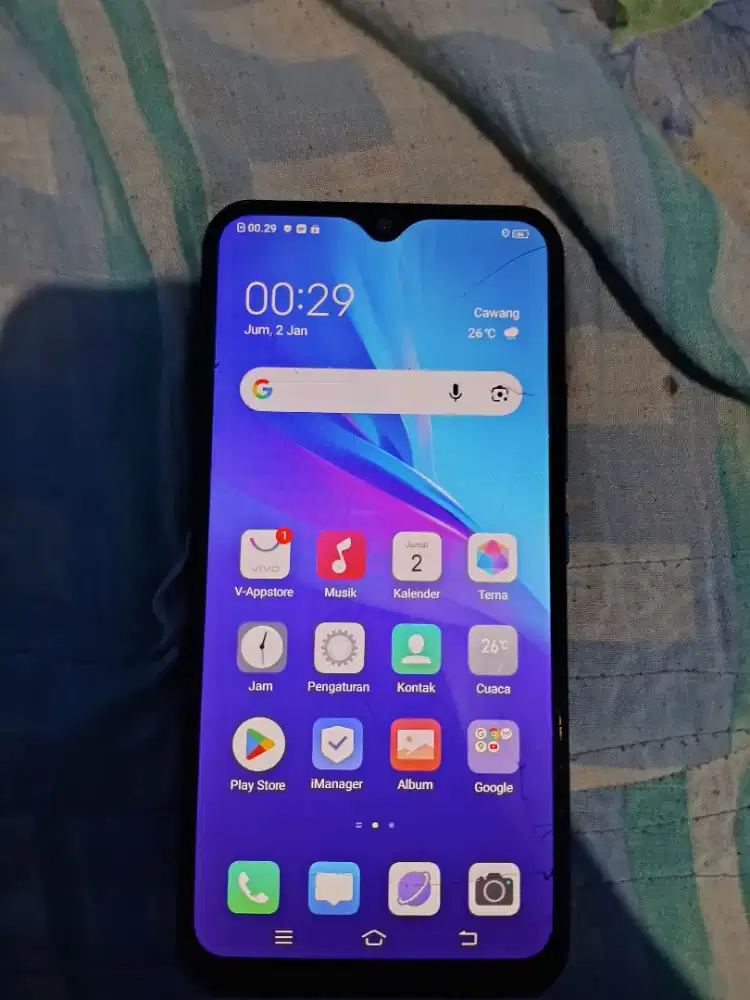 JUAL HP VIVO Y12 RAM 3 harga 350rb nego