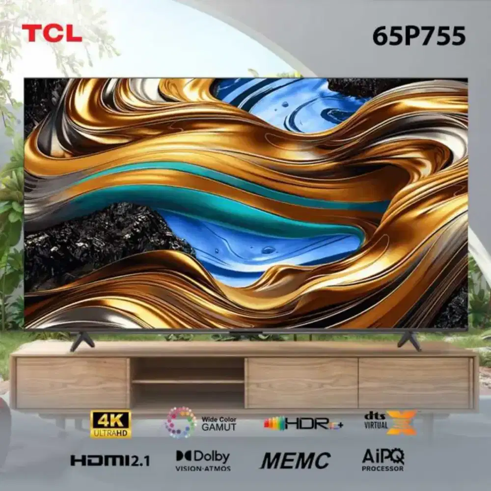TCL 65 inch 65 P755 Google TV 4K UHD HDR 10+ 65P755 T- Screen 120 Hz
