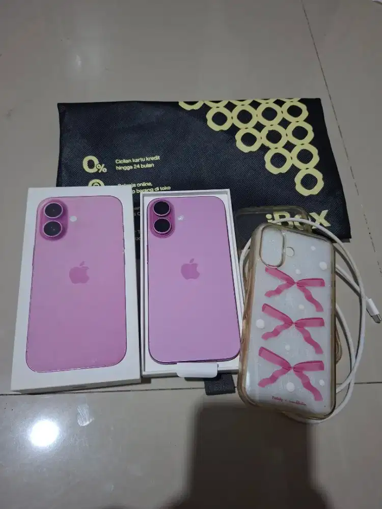 Iphone 16 128gb Pink garansi resmi ibox