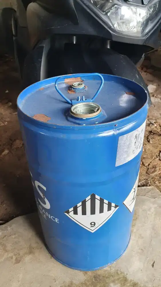 Jual Drum Mini warna biru cocok untuk bensin pertalite pertamax