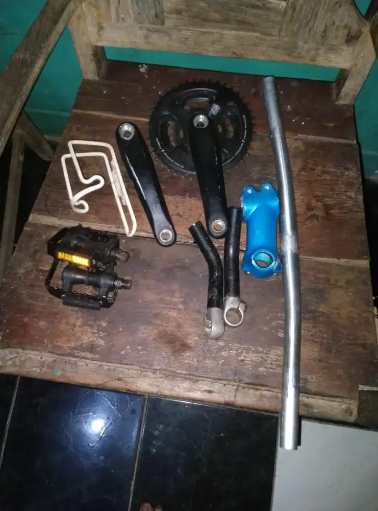 Crank kotak , stang 56cm, tanduk pedal , patminum