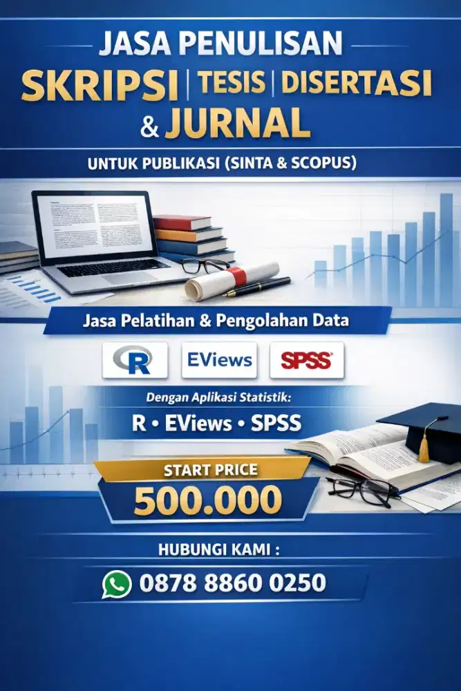 Jasa Penulisan Skripsi, Tesis, Disertasi dan Jurnal