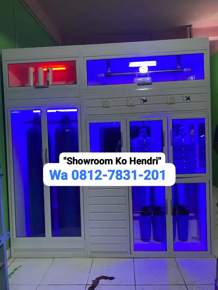 Usaha alat depot air minum isi ulang galon siap pakai pam sumur tengki