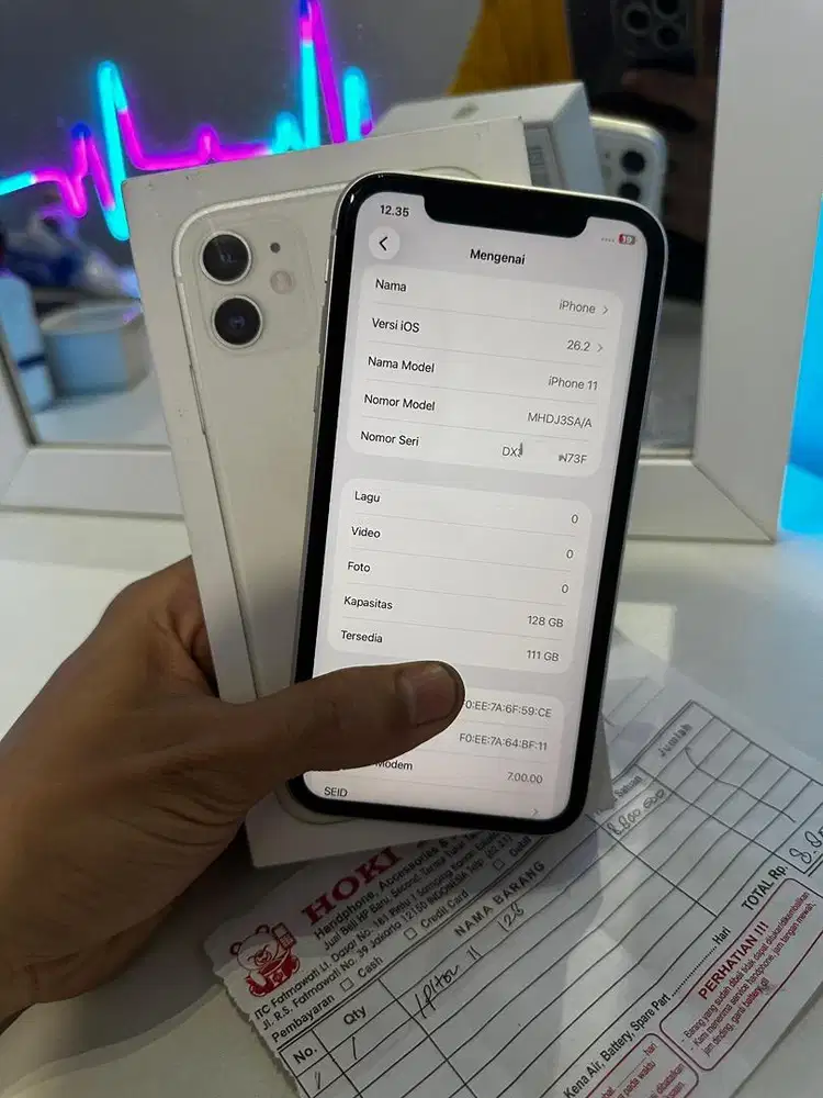 iPhone 11 128gb Putih Resmi indo blibli SA/A