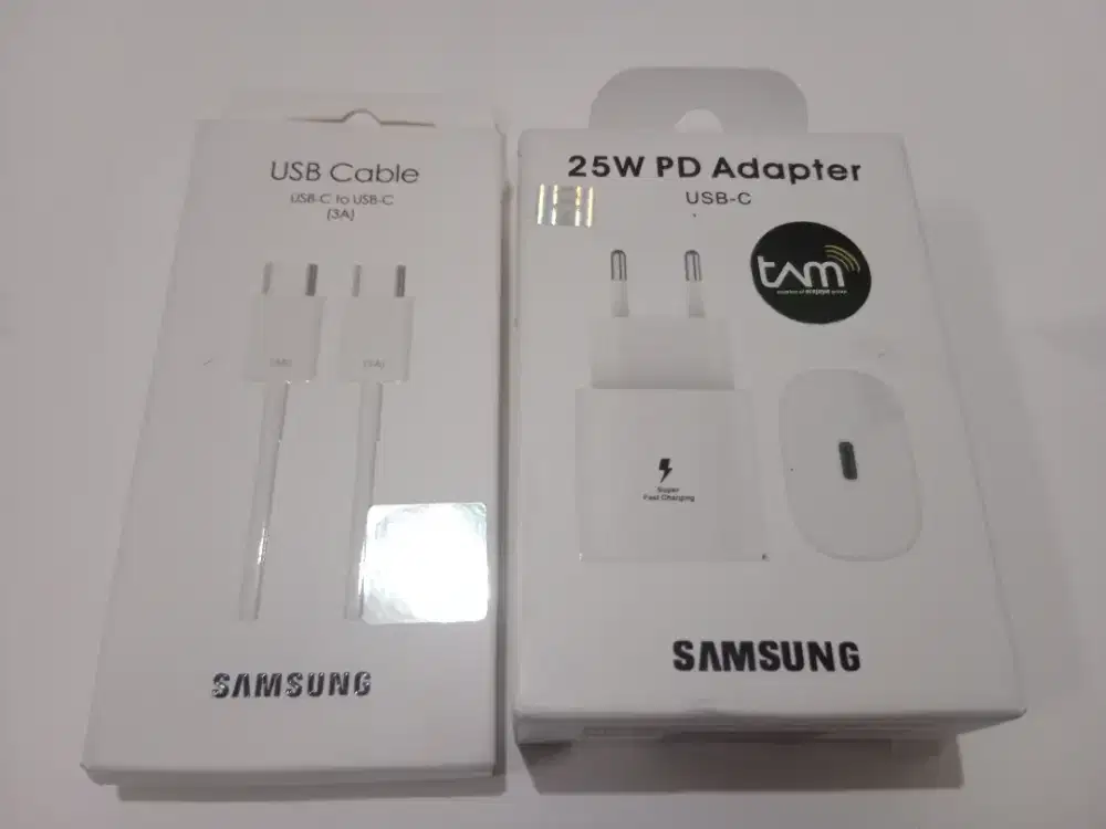Charger Original Samsung PD 25watt Tipe C to C 3A SuperFast(New)