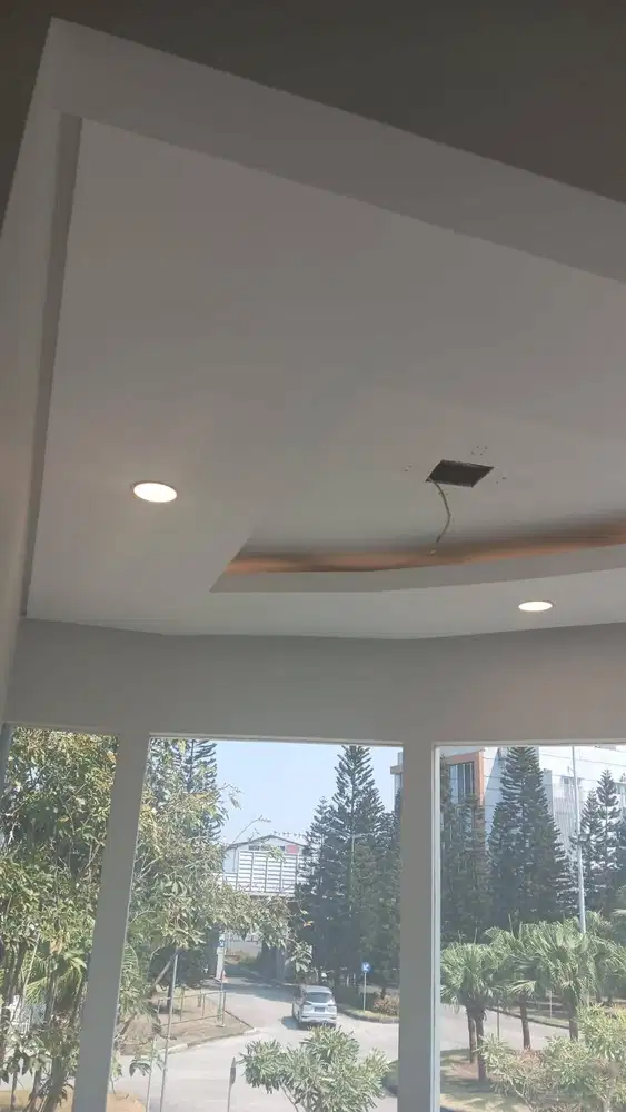 Pasang Partisi Kantor Pakai Kusen Aluminium - Alumunium - Gypsum - GRC