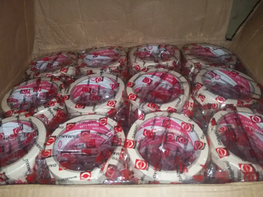 Lakban kertas 1 dus baru dan utuh