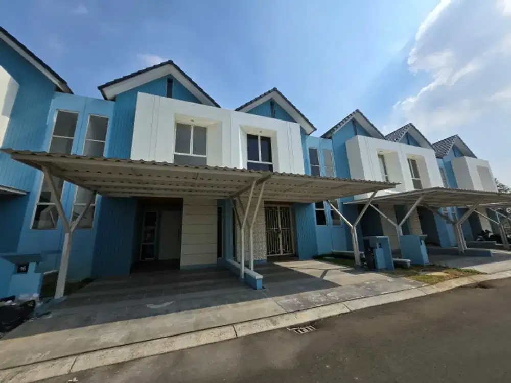 rumah 2 lantai siap huni di cluster catriona suvarna sutera termurah