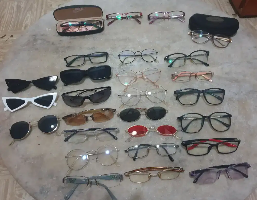 Kaca mata branded merk dior .nike.bvlgari.ferrari pria wanita dll