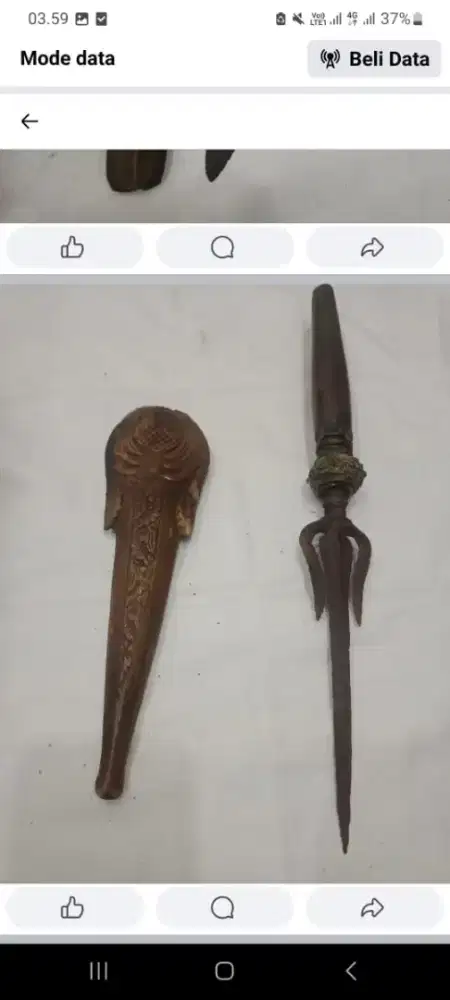 Trisula kuno istimewa