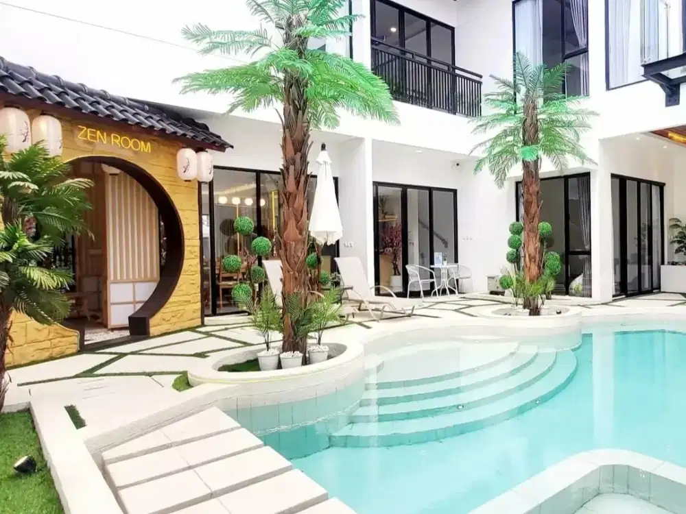 Rumah konsep villa jepang super cantik di eldora suvarna sutera