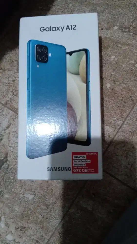 Handphone samsung  A12 4/128