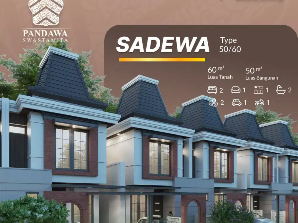 Rumah Murah 2 Lantai di Top View Malang Cluster Sadewa