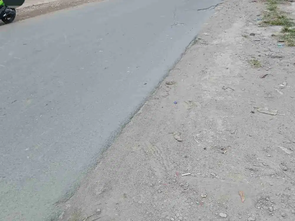 lahan pinggir jalan raya cocok untuk perumahan di taruma jaya bekasi