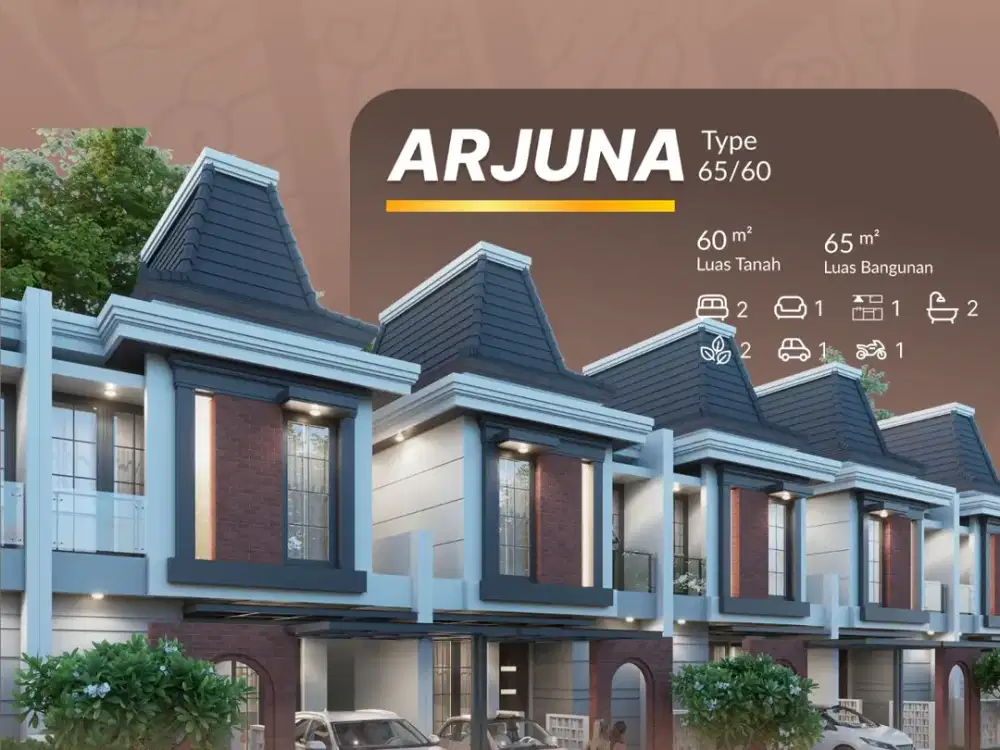 Rumah Murah 2 Lantai di Top View Malang Cluster Arjuna