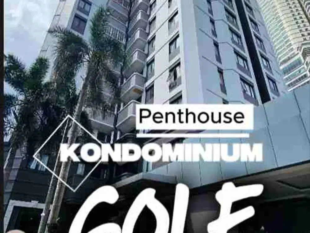 for Rent penthouse furnished di kondominium golf karawaci sebrang kampus UPH