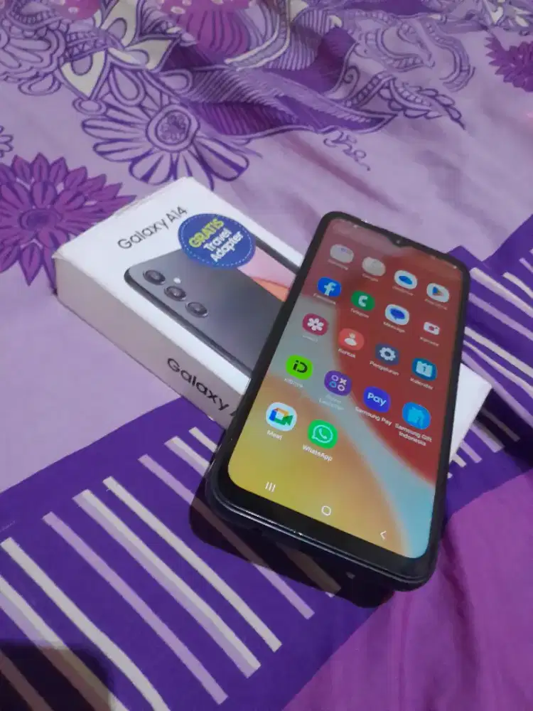 Samaung A14 ram 6/128 normal smua fulset original