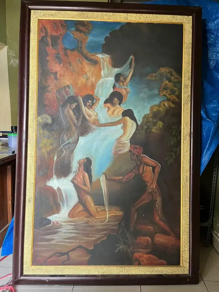 LUKISAN JAKA TARUB KARYA BASUKI ABDUllAH