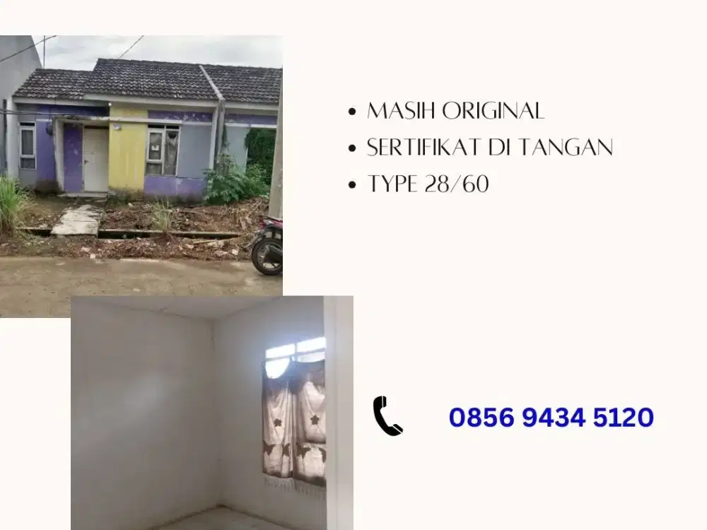 Dijual rumah di PURI HARMONI 8 - PARUNG PANJANG