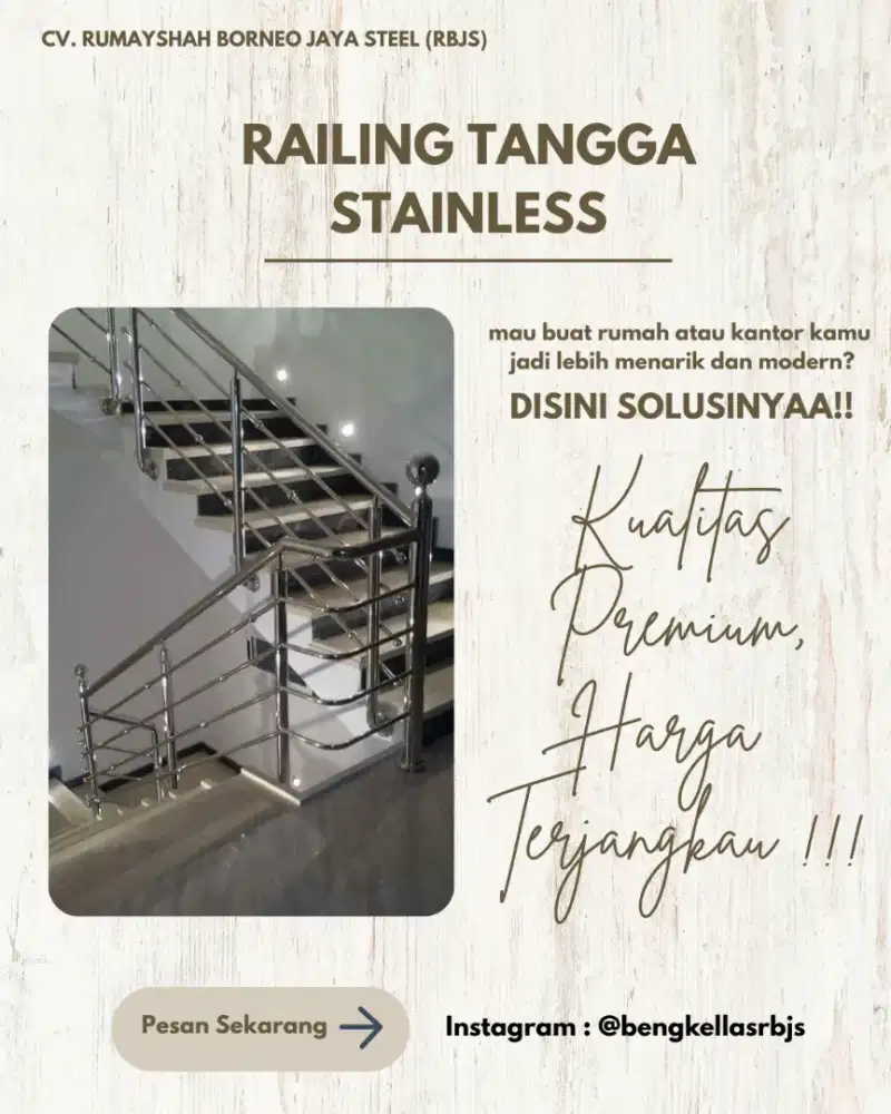 RAILING TANGGA STAINLESS