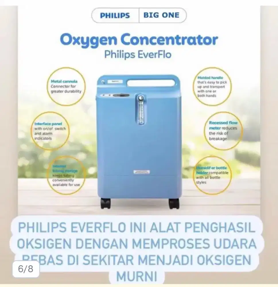 Philips Everflo Oxygen Concentrator