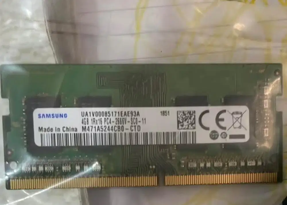 RAM SODIMM SAMSUNG DDR4 4GB 2666 MHZ