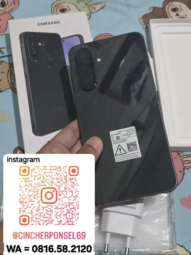 Jual hp SAMSUNG A36 5g 8/256 likenew grns 07 2026 free adaptor N CASE