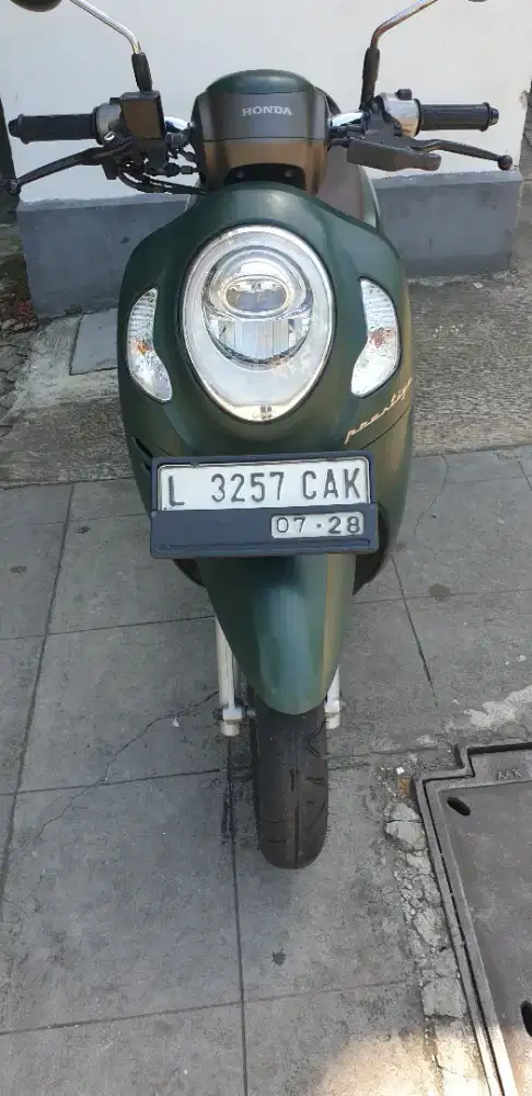 Scoopy Prestige th 2023 Hijau Army mewah pjk baru