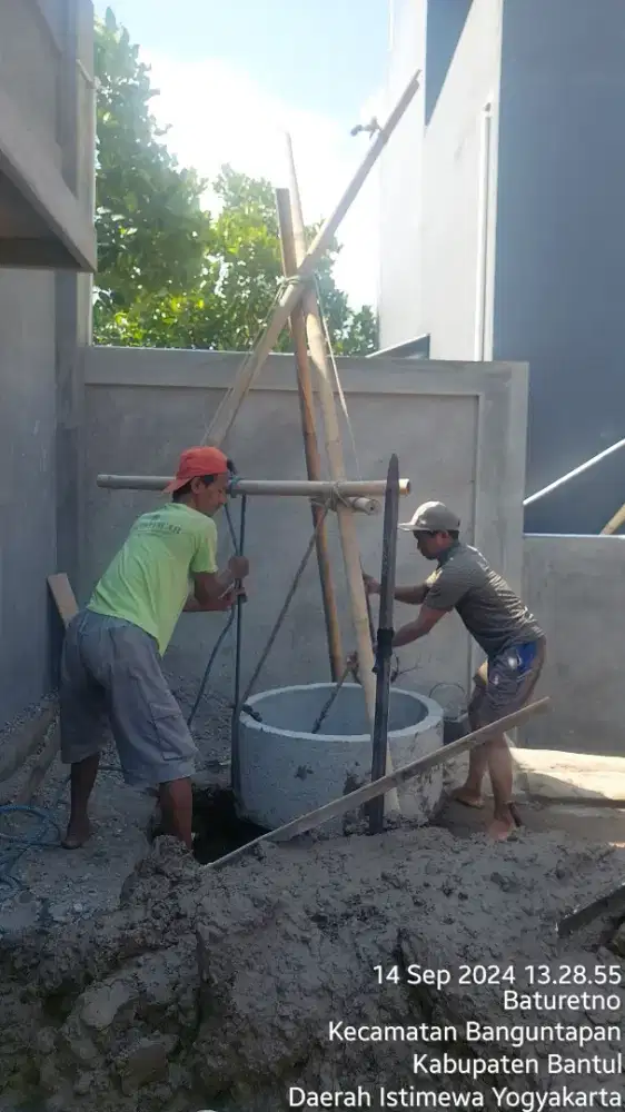 Sumur Bor Jogja pembuatan sumur bor gali bis sepitank resapan biofil