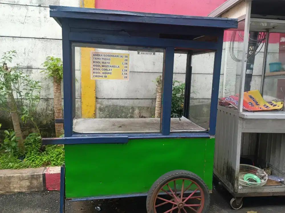 Jual gerobak kondisi sesuai yang di foto