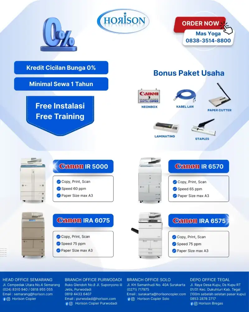 Dijual mesin fotocopy